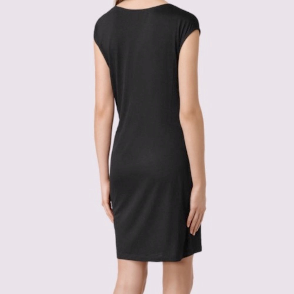 Hot and flattering little black dress mini by All Saints size 6